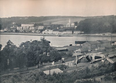 モンクスタウン-モンクスタウンピア駅から、1895 作： Unbekannt