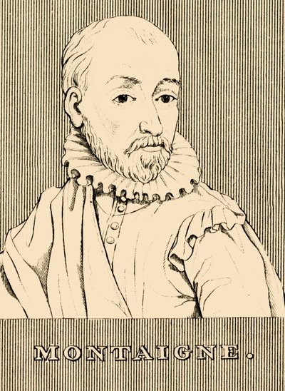 モンテーニュ、1533年から1592年、1830年。 作： Unbekannt