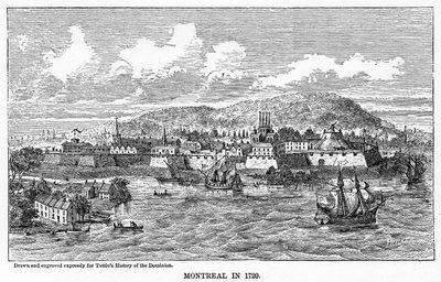 1729年、1877年のモントリオール 作： Unbekannt