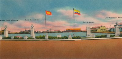 公共改善協会、ボカスデセニサ、c1940年代に建てられた記念碑 作： Unbekannt