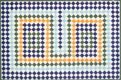風呂のモザイク、1907年。 作： Unbekannt