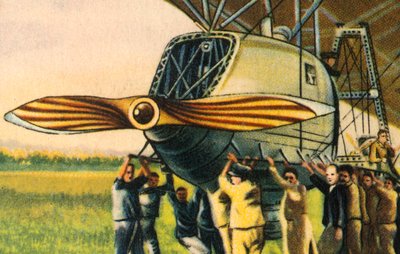 ツェッペリンのモーターゴンドラ、1932年。 作： Unbekannt