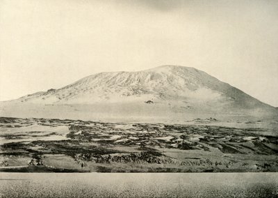 エレバス山...左側の古いクレーター、c1908、1909。 作： Unbekannt