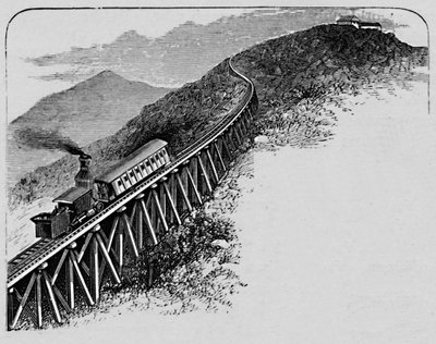 ワシントン山鉄道、1883年 作： Unbekannt