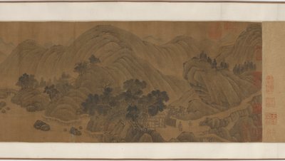 山の風景、1550-1644。 作： Unbekannt