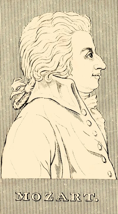 モーツァルト、1756-1791、1830。 作： Unbekannt
