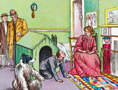犬小屋のダーリン氏、c1905 作： Unbekannt