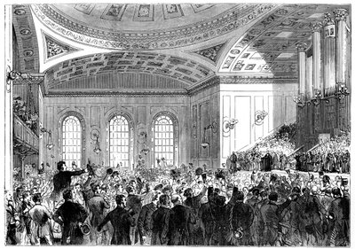 グラッドストン氏、1859-1865年、エジンバラ大学の学長 作： Unbekannt