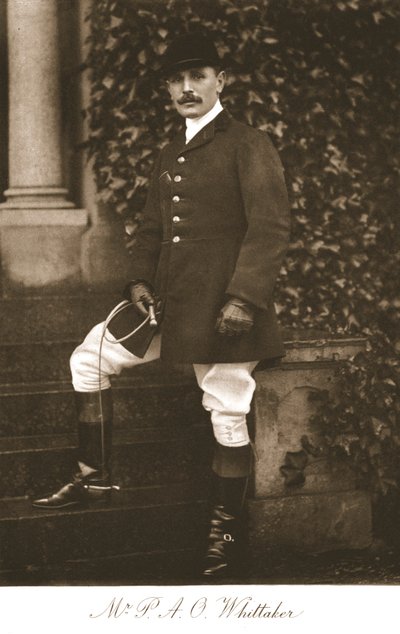 PAOウィッテイカー氏、1911年。 作： Unbekannt