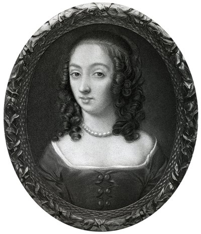 クレイポール夫人エリザベスクロムウェル、オリバークロムウェルの次女、17世紀、1899年。 作： Unbekannt