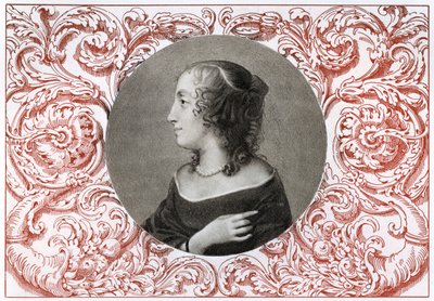 17世紀、1899年、オリバークロムウェルの次女、クレイポールエリザベスクロムウェル夫人。 作： Unbekannt
