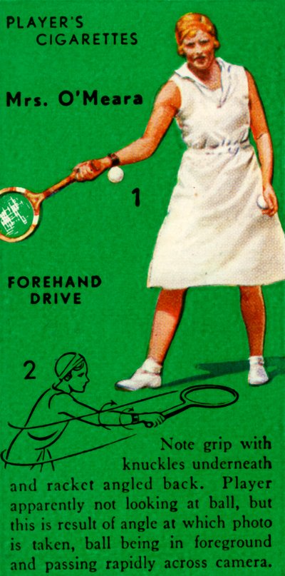 OMeara夫人-フォアハンドドライブ、c1935。 作： Unbekannt