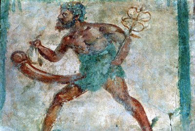 マーキュリーの壁画、ポンペイ、イタリア 作： Unbekannt