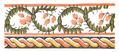 1928年、エジプトのバウィットにある聖アポロ修道院の遺跡の壁画。 作： Unbekannt