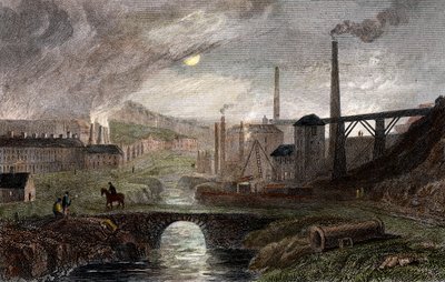 Nant-y-Glow Iron Works、モンマスシャー、ウェールズ、c1780、c1830 作： Unbekannt