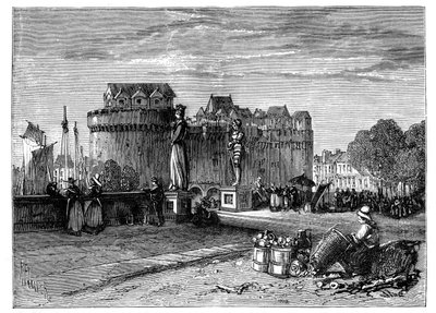フランス、ロワールのナント、c1890 作： Unbekannt