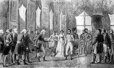 ナポレオンボナパルトは1804年5月18日、サンクラウドでフランスの皇帝と宣言された1882-1884 作： Unbekannt
