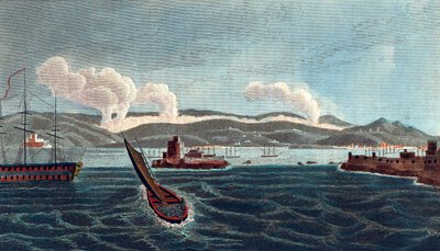 ナポレオン戦争: コルーニャの戦い ラ コルーニャ、スペイン、1809 年 1 月 16 日 作： Unbekannt