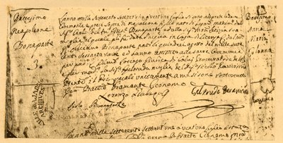 ナポレオン出生証明書、1782年7月19日、1921年。 作： Unbekannt