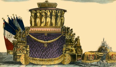 ナポレオンの葬送、1840年、1921年。 作： Unbekannt