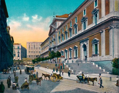 ナポリ-国立博物館、c1900。 作： Unbekannt