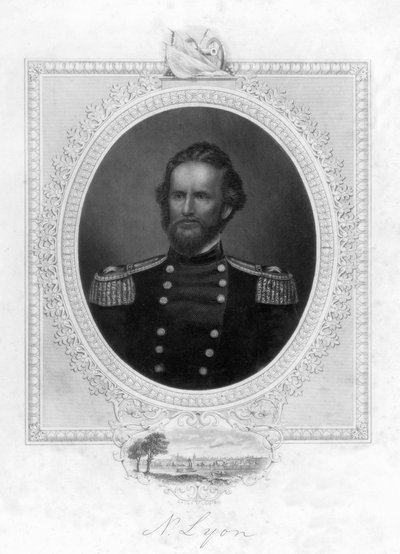 ナサニエルリヨン1818-1861年、アメリカ総督、1863年 作： Unbekannt