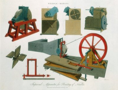 針製造設備、1819 作： Unbekannt