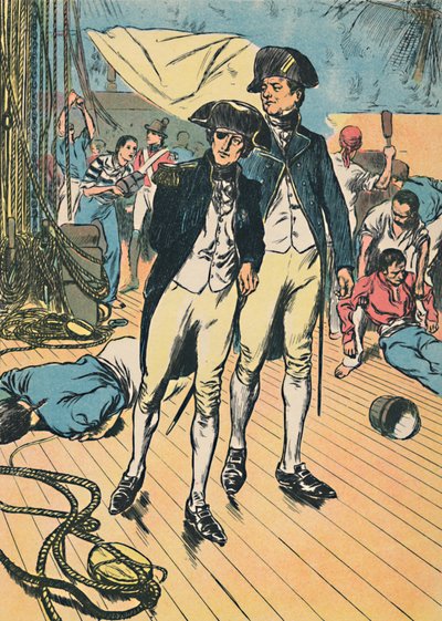 ネルソン、トラファルガーでの勝利、c1907 作： Unbekannt