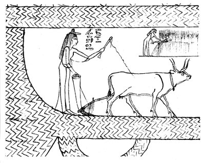 Nesitanebtashru耕起および刈り取り、c1025 BC 作： Unbekannt