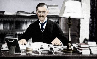 ネヴィル・チェンバレン1869-1940、イギリス首相、c1930s 1936 作： Unbekannt