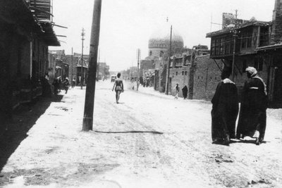 ニューストリート、バグダッド、メソポタミア、第一次世界大戦、1918年 作： Unbekannt