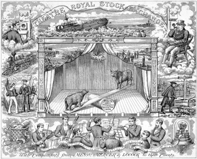 証券会社のマーサー・ロコックからクライアントへの新年のご挨拶、1894 作： Unbekannt