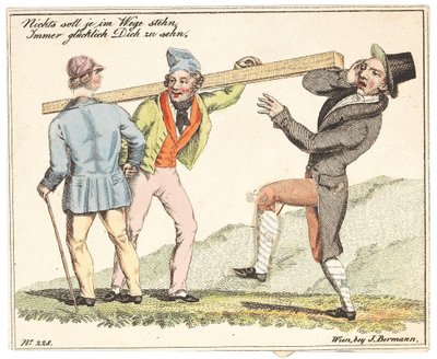 新年のグリーティング カード。 1815年以降、あなたがいつも幸せであるのを見るのを邪魔するものは何もありません. 作： Unbekannt