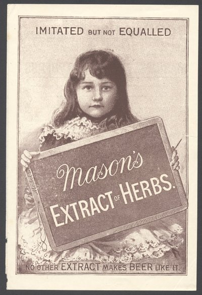 ニューボール＆メイソンのハーブのエキス、1890年代 作： Unbekannt
