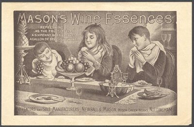ニューボール＆メイソン社のワインエッセンス、1890年代 作： Unbekannt