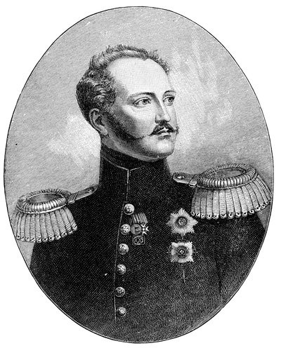 ニコラス1世1796-1855、ロシアの皇帝の軍服 作： Unbekannt