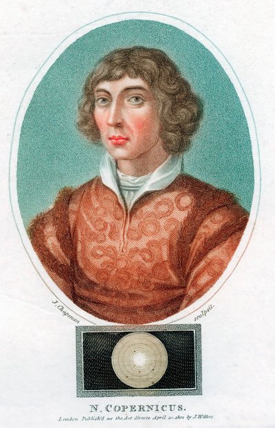 ニコラコペルニクス、ポーランドの天文学者、1802年 作： Unbekannt
