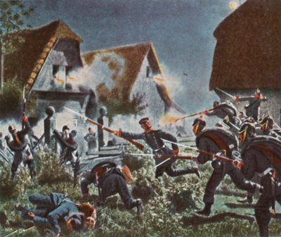ポドルでの夜襲、1866年6月26日、1936年。 作： Unbekannt