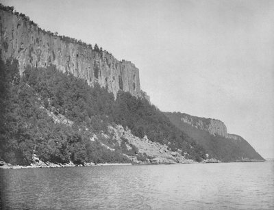 パリセーズの北端、ハドソン川、c1897。 作： Unbekannt