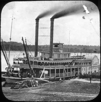 ノーザンラインパケットカンパニーパドルスチーマーレイクスペリオル、米国、c1870s 作： Unbekannt