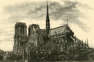ノートルダム、1890年。 作： Unbekannt