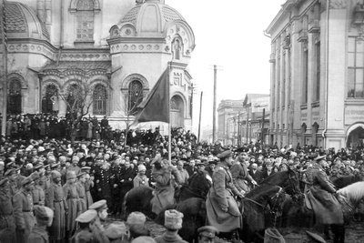 ロシア内戦、1918年、デニキン将軍のボランティア軍によるハリコフの占領 作： Unbekannt