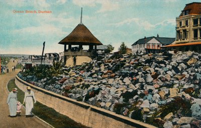 オーシャンビーチ、ダーバン、c1914 作： Unbekannt