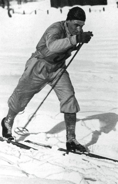 Oddbjorn Hagen、ノルウェーのクロスカントリースキーヤー、冬季オリンピック、ガルミッシュパルテンキルヒェン、1936年 作： Unbekannt
