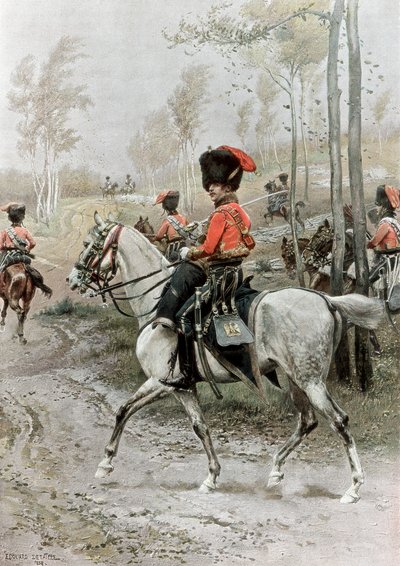 Hussarsの役員、1889年 作： Unbekannt