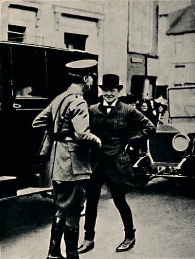 フランスへの公式訪問、1917年、1945年。 作： Unbekannt