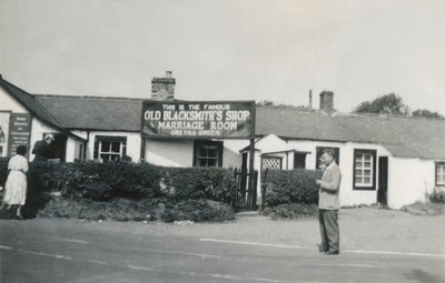 オールドブラックスミスショップアンドマリッジルーム、グレトナグリーン、スコットランド、1940年代 作： Unbekannt