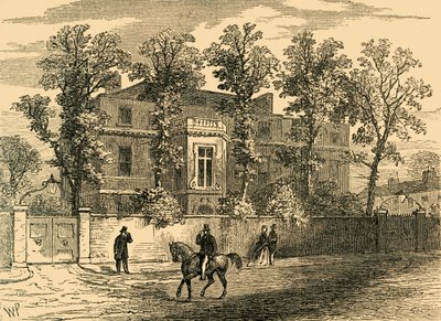 1830年のオールドゴアハウス、c1876。 作： Unbekannt