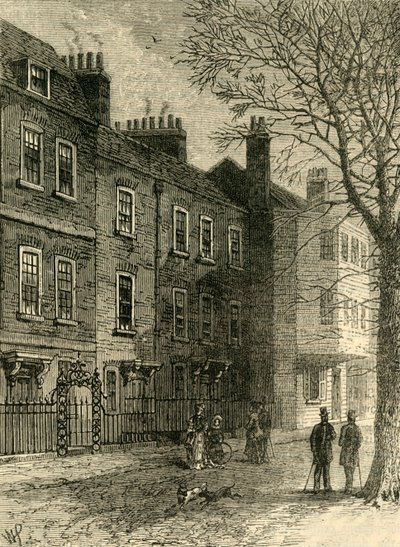 チャーチロウの古い家、c1876。 作： Unbekannt