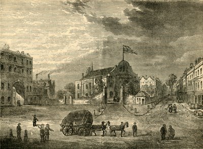 古いケンジントン教会、1750年頃、c1876。 作： Unbekannt